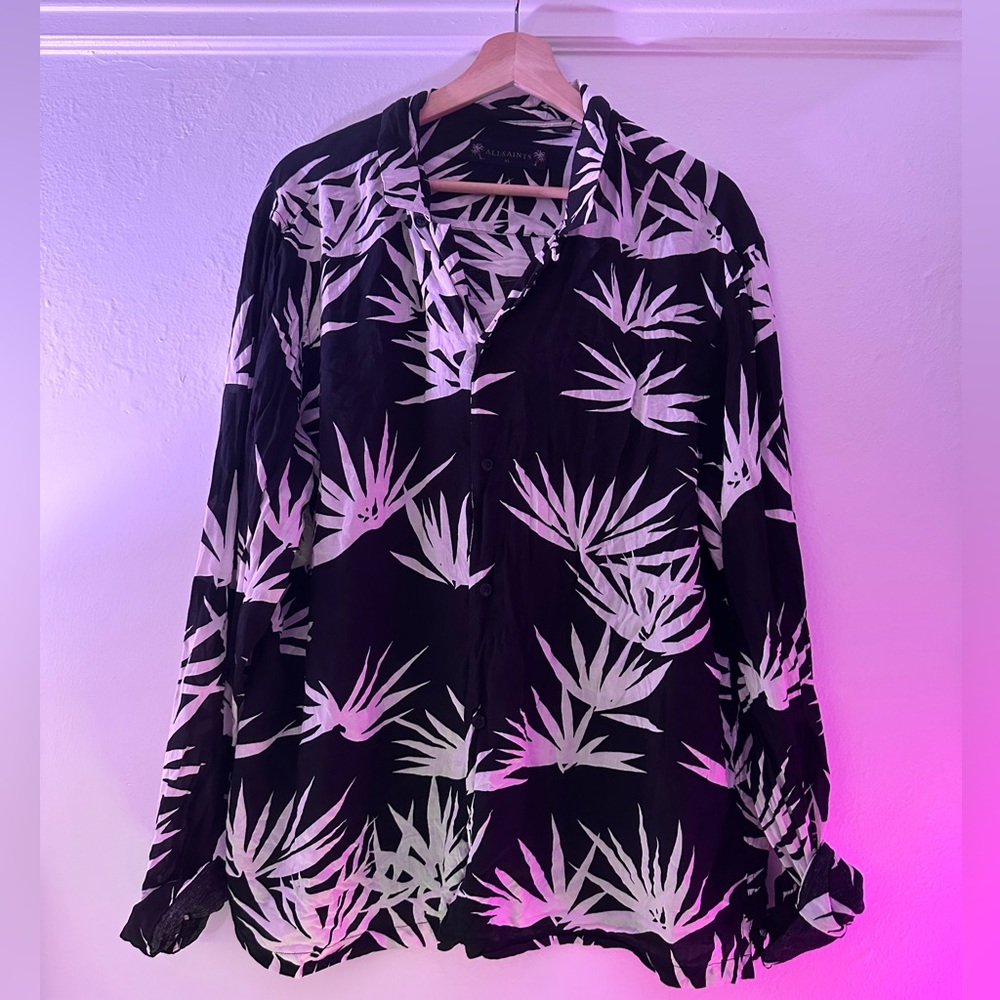 All saints thin Palm Springs-ready button down